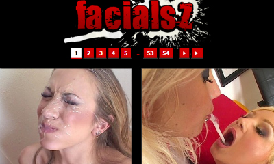 Great pay porn site for facial videos.